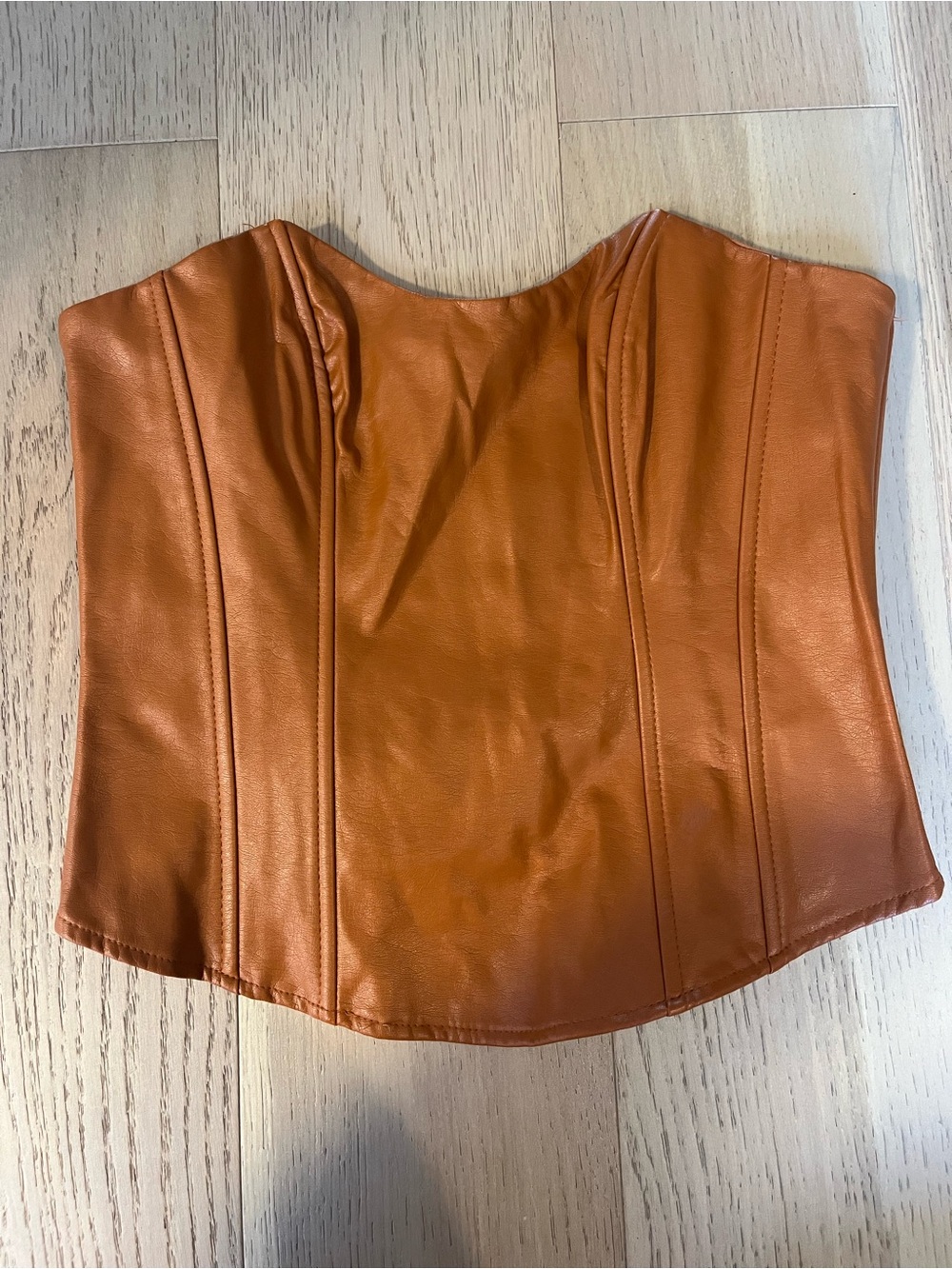 ‘leather’ corset
